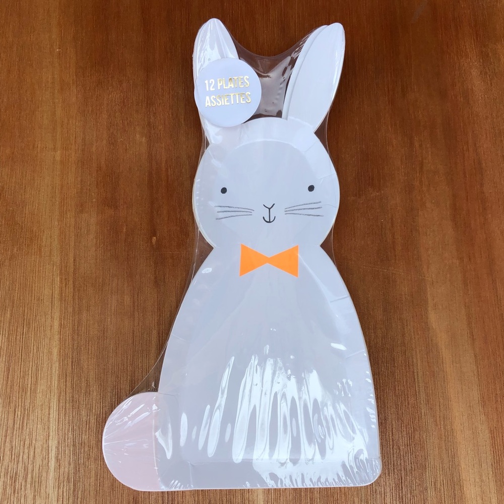 Bunny Paper Plates • Spring Party